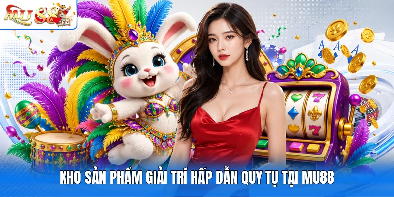 Kho sản phẩm giải trí hấp dẫn quy tụ tại MU88