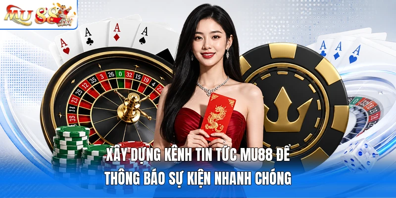 Xây dựng kênh tin tức MU88 để thông báo sự kiện nhanh chóng